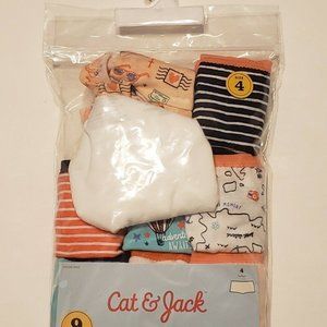 Cat And Jack Girlshorts Panties 9 pack Size 4